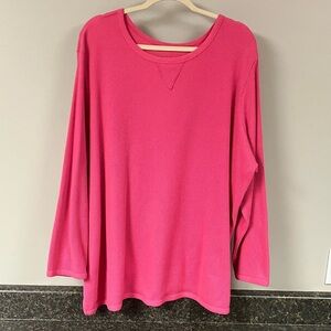 3/$15 ❤️ 3/28  woman within pink thermal shirt 2x   26/28